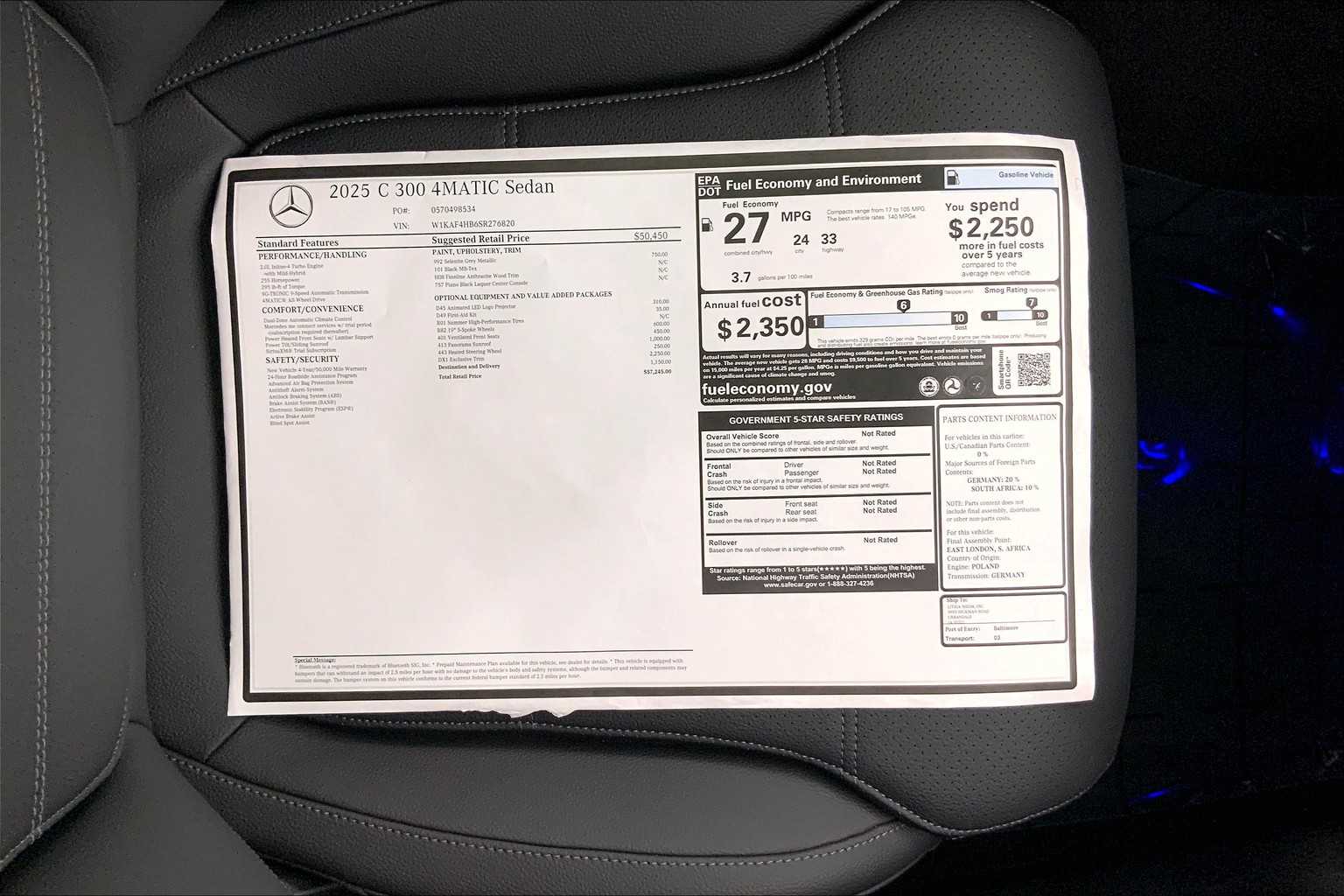 Thumbnail: 2025 Mercedes-Benz C-Class - 26