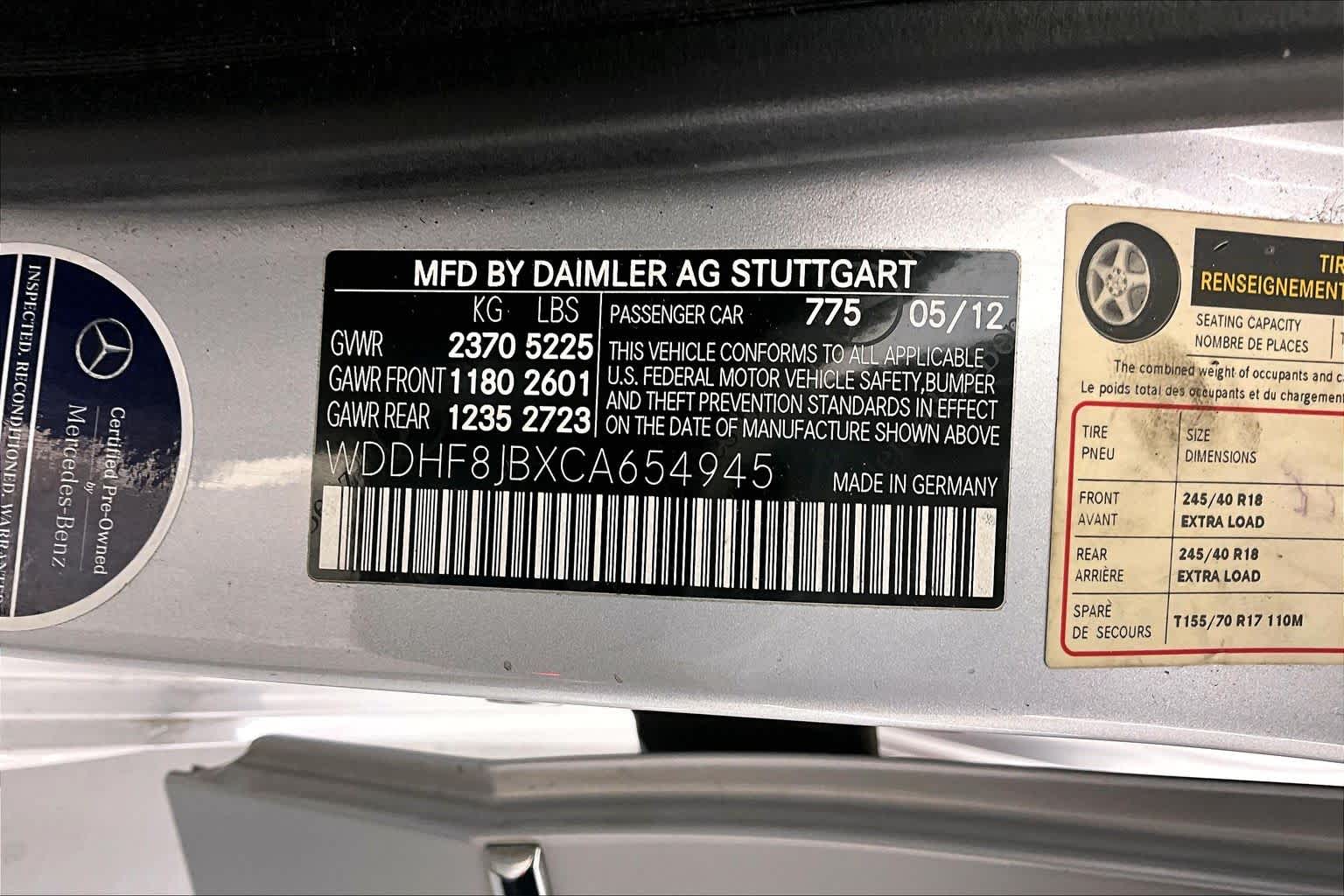 Thumbnail: 2012 Mercedes-Benz E-Class - 28