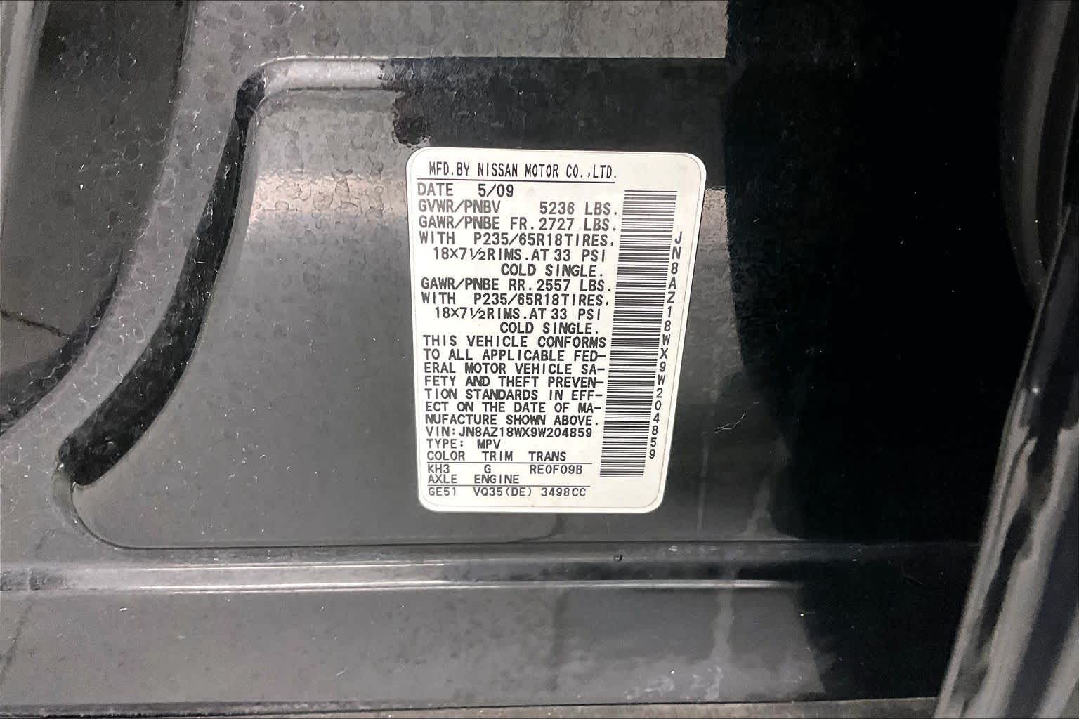 Thumbnail: 2009 Nissan Murano - 29