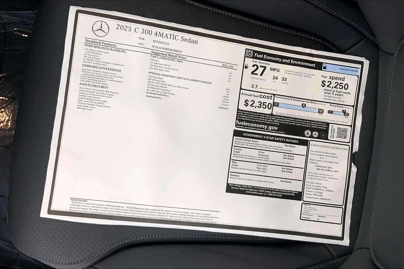 Thumbnail: 2025 Mercedes-Benz C-Class - 26