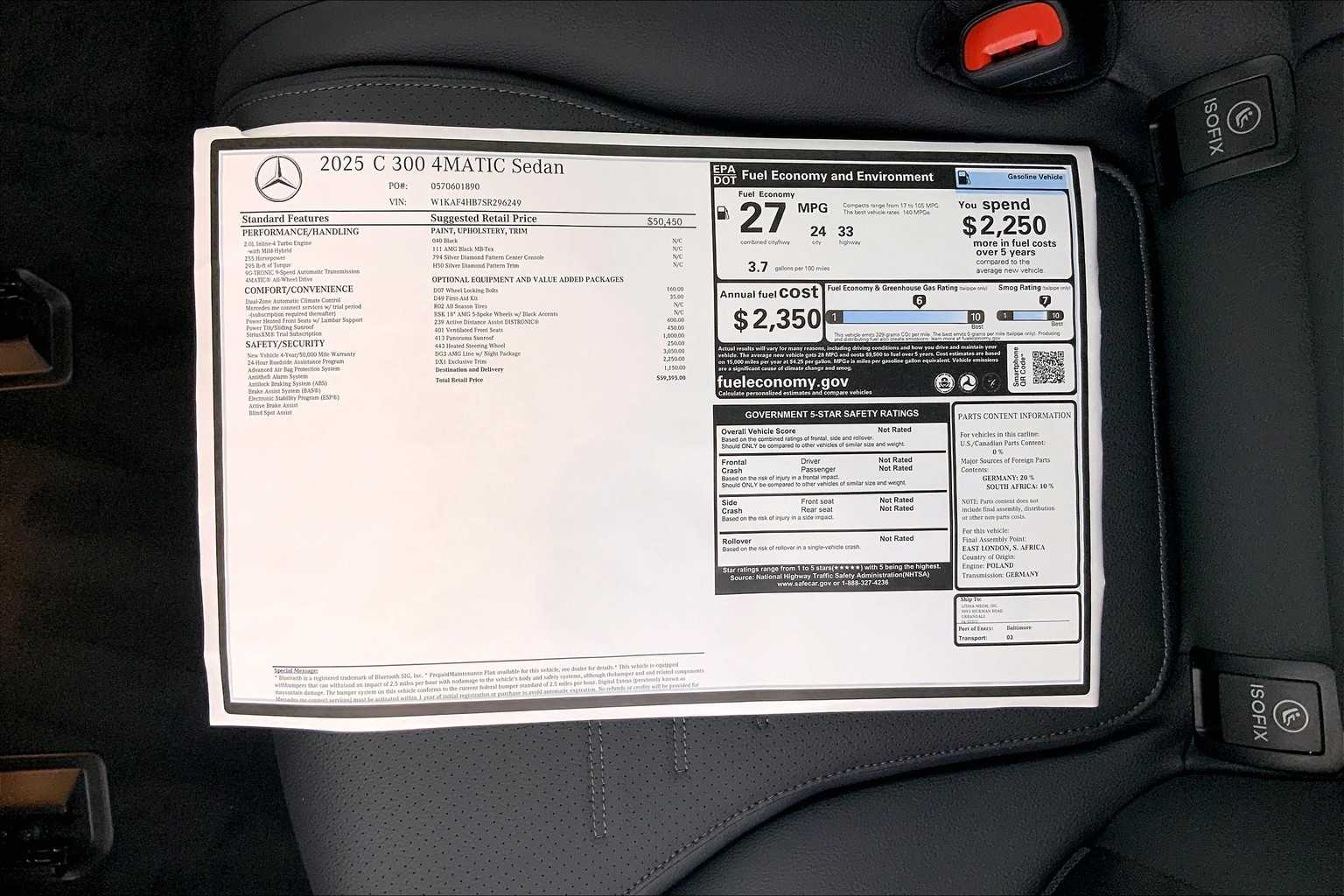 Thumbnail: 2025 Mercedes-Benz C-Class - 26