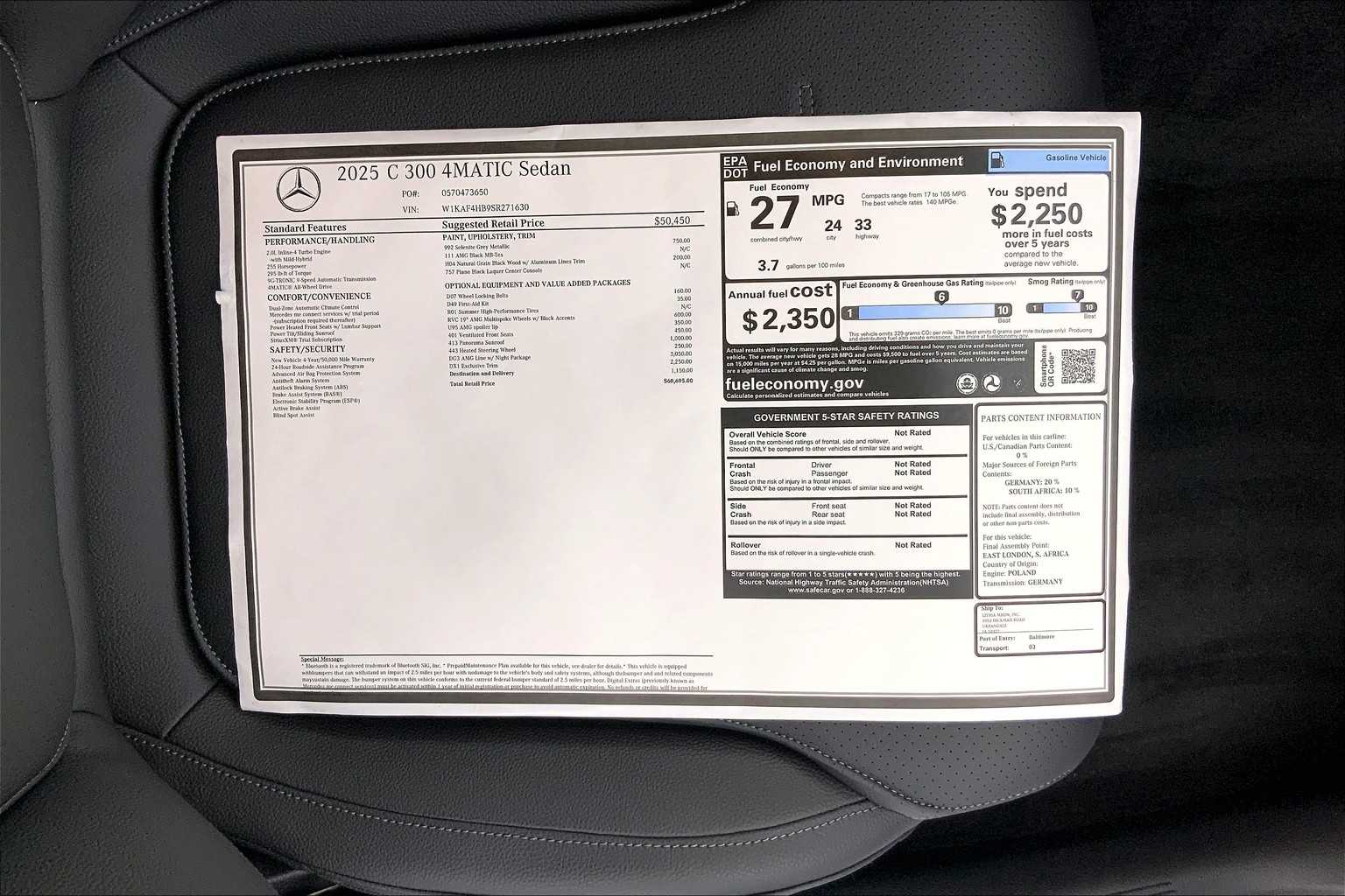 Thumbnail: 2025 Mercedes-Benz C-Class - 25