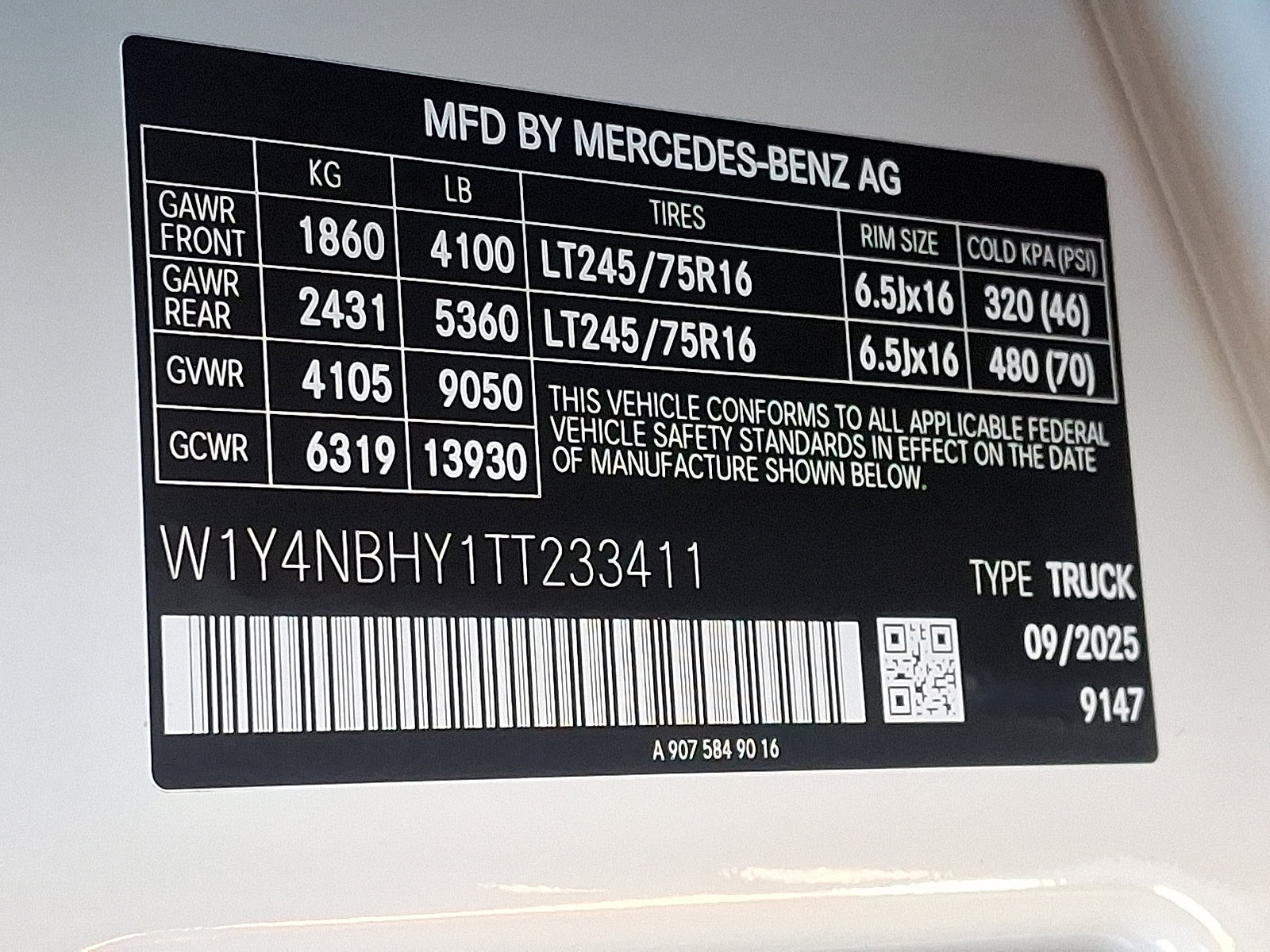 2026 Mercedes-Benz Sprinter Cargo Van Base - Photo 19