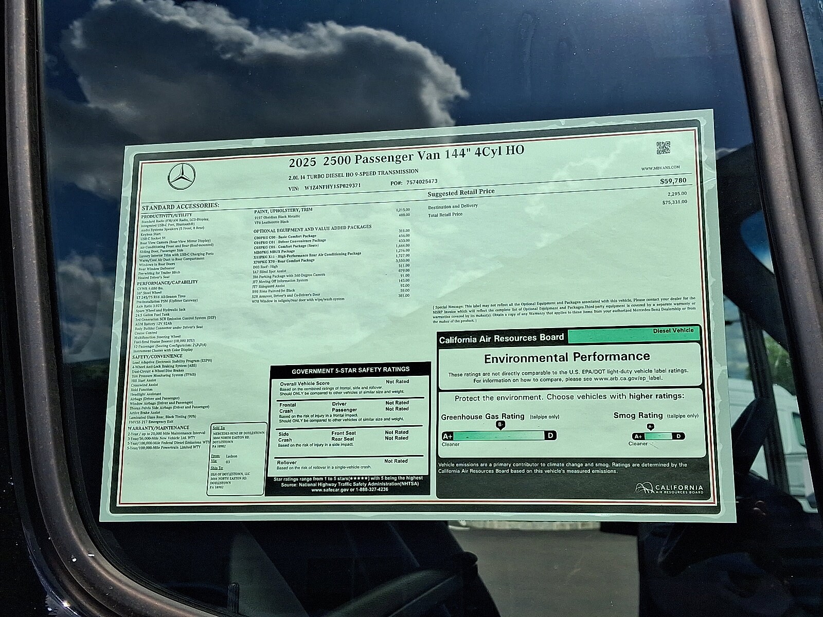 2025 Mercedes-Benz Sprinter Passenger Van Base - Photo 20