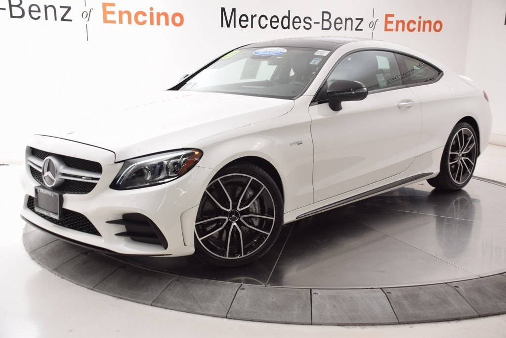 Certified 2023 Mercedes-Benz C-Class Coupe AMG C43 with VIN W1KWJ6EB4PG124445 for sale in Encino, CA