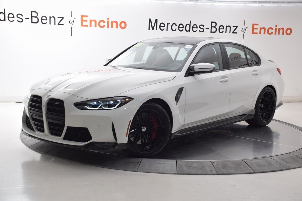 Used 2023 BMW M3 Sedan Base with VIN WBS53AY00PFP11110 for sale in Encino, CA