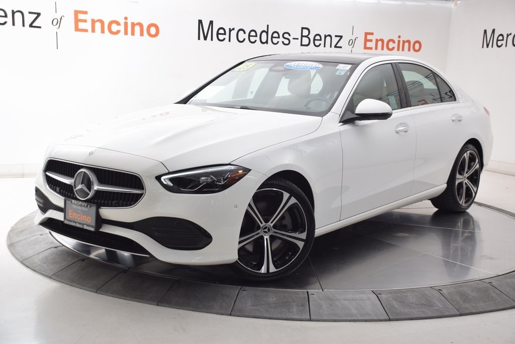 Certified 2025 Mercedes-Benz C-Class Sedan C 300 with VIN W1KAF4GBXSR248097 for sale in Encino, CA