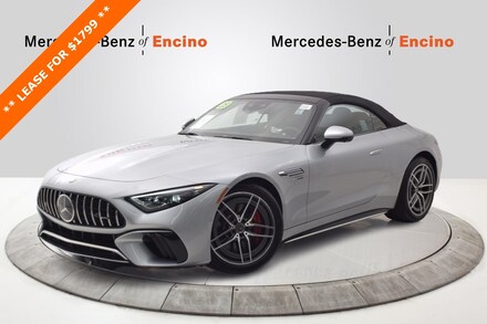 Featured Pre-Owned 2025 Mercedes-Benz AMG SL 55 4MATIC Convertible for sale near you in Los Angeles