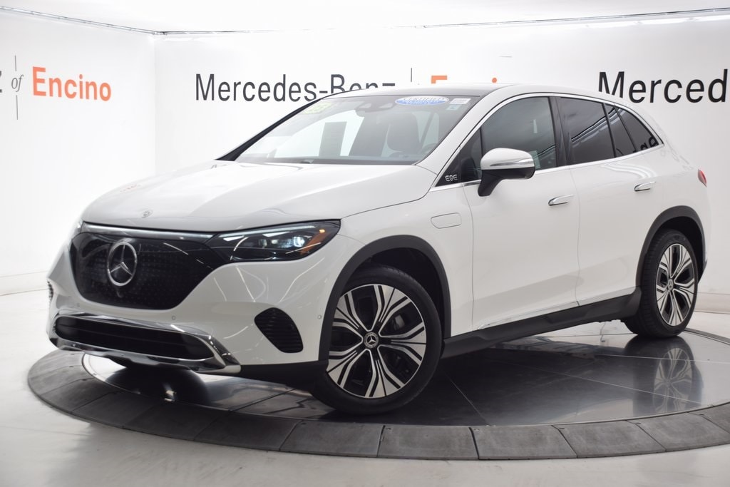 Certified 2025 Mercedes-Benz EQE SUV Base with VIN 4JGGM2BB5SA062371 for sale in Los Angeles, CA