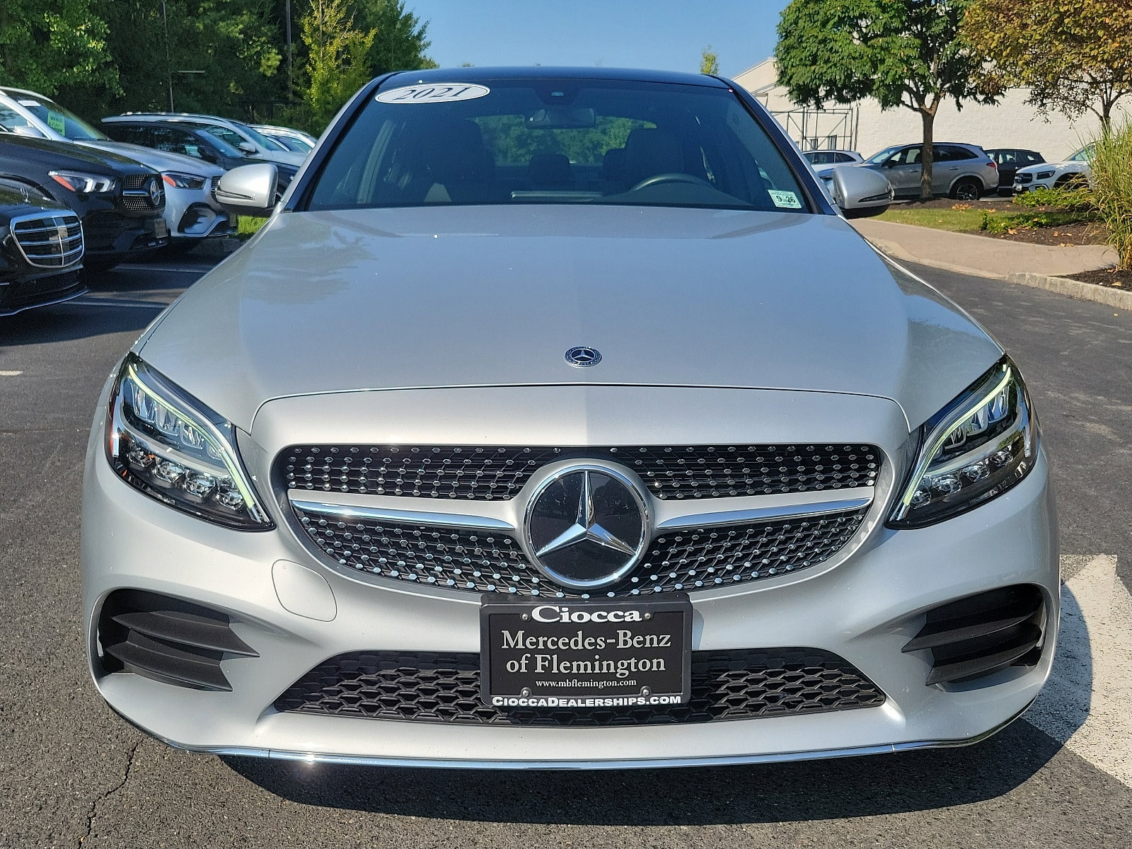 Certified 2021 Mercedes-Benz C-Class Sedan C300 with VIN W1KWF8EB1MR652408 for sale in Flemington, NJ