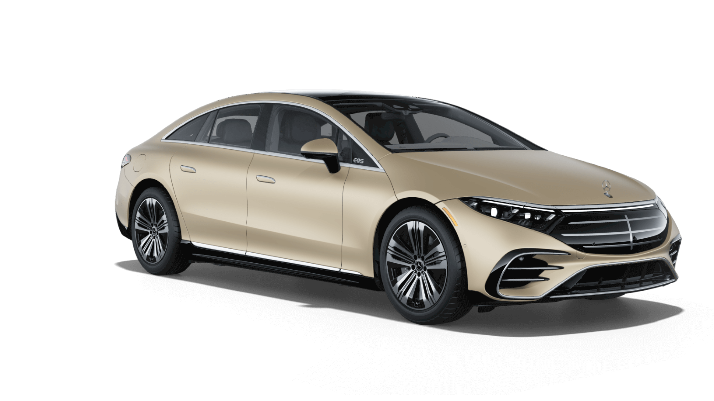 Mercedes-Benz EQS Sedan in MANUFAKTUR Kalahari Gold Magno