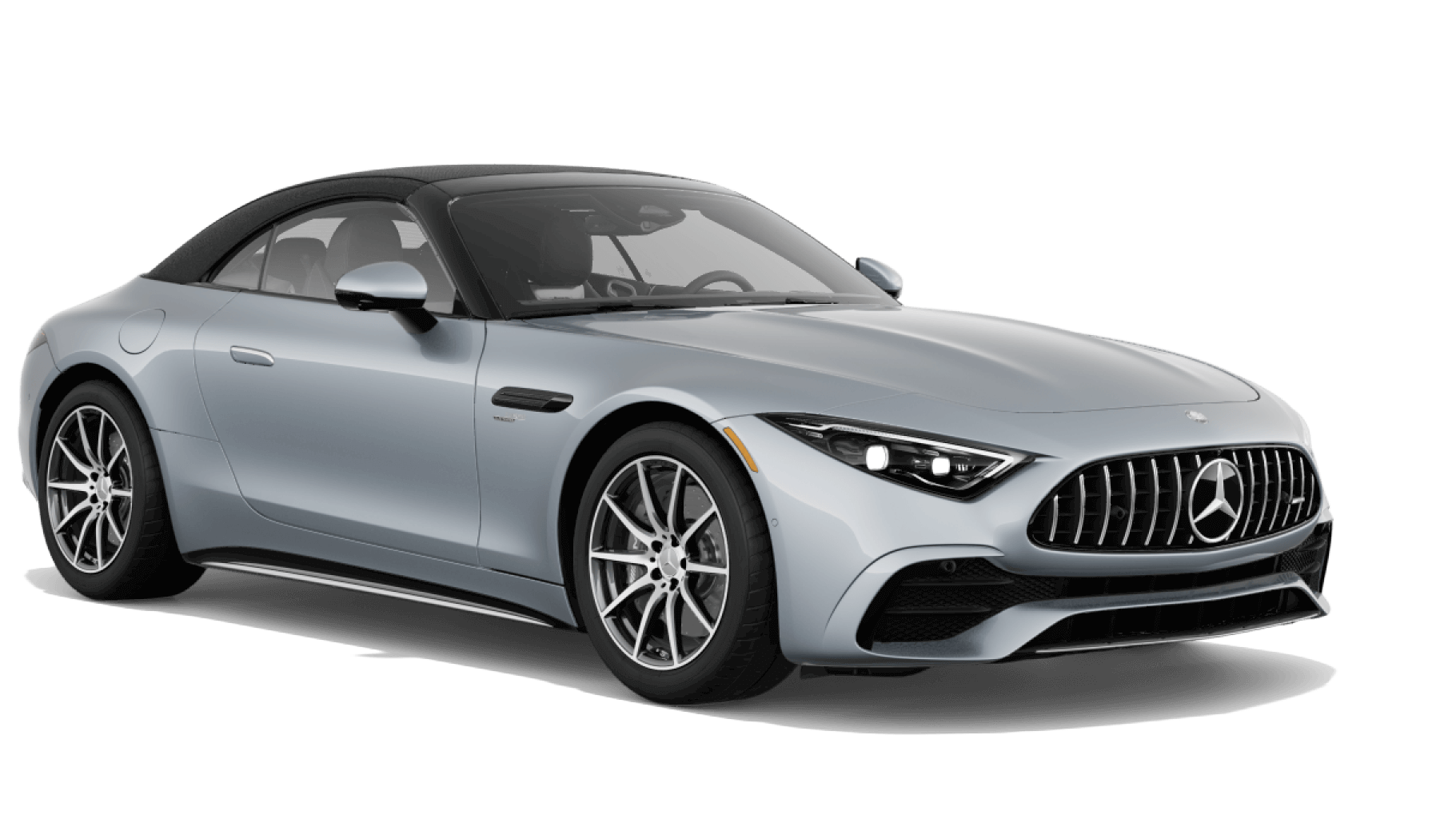 Learn about the color options of the Mercedes-AMG® SL Mercedes-AMG® SL in Cirrus Silver Metallic