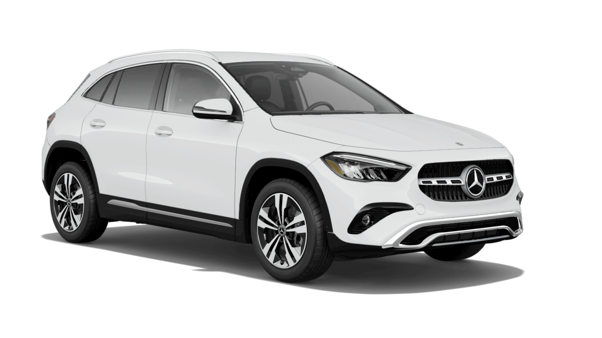 Mercedes-Benz GLA 250 in Polar White exterior color