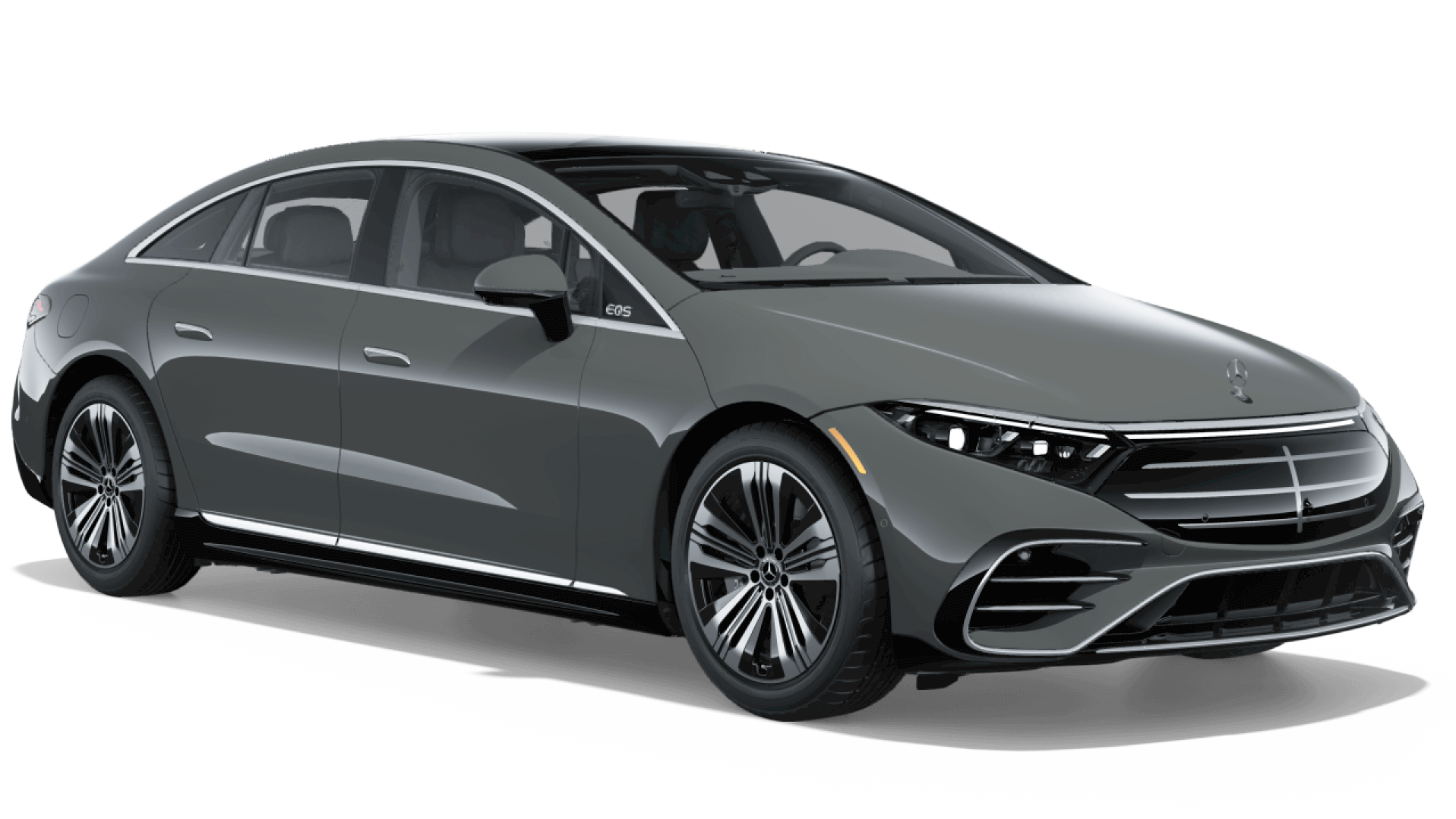 Learn about the color options of the Mercedes-Benz EQS Sedan Mercedes-Benz EQS Sedan in MANUFAKTUR Signature Silicon Grey