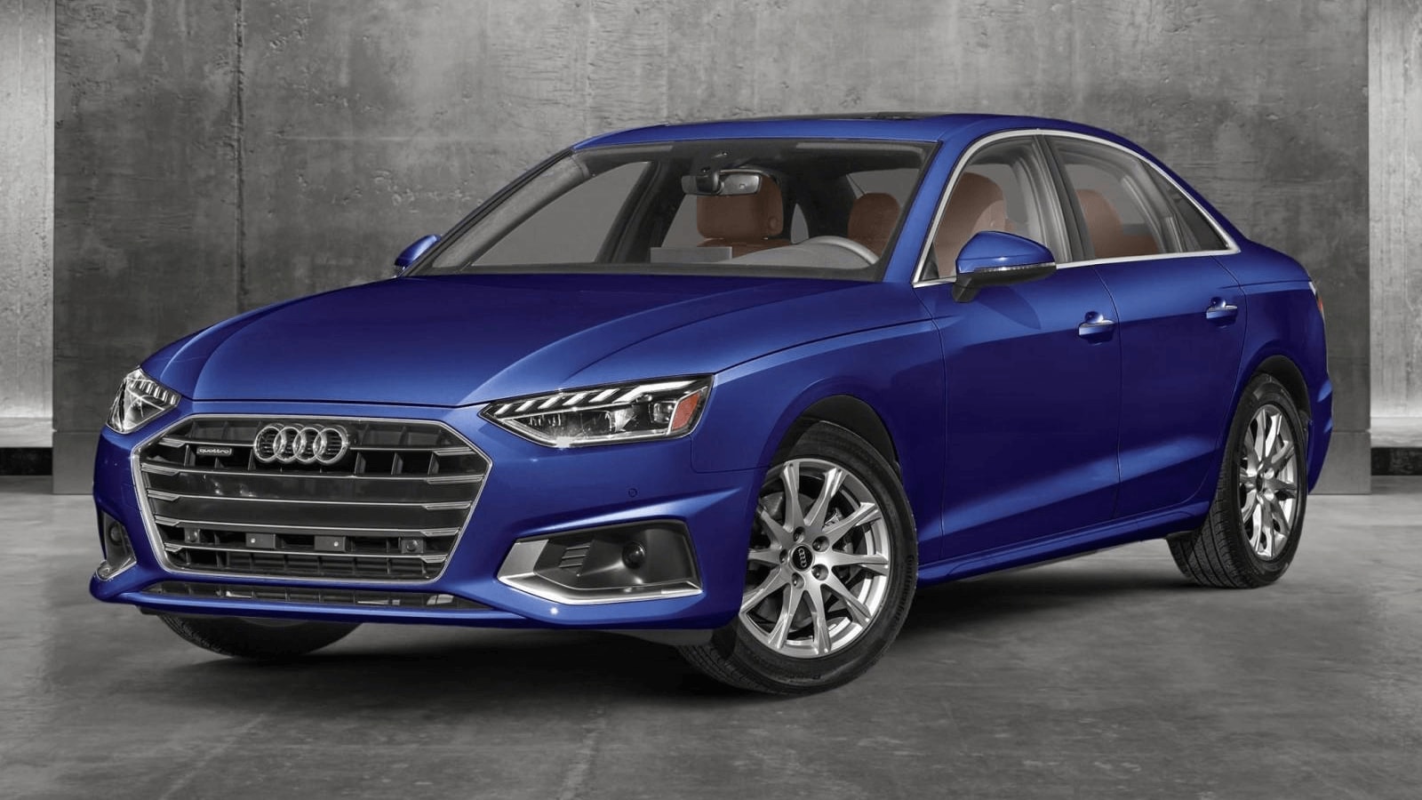 Audi A4 in Navarra Blue Metallic