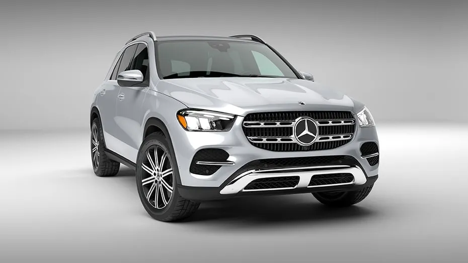 Studio shot of the Mercedes-Benz GLE SUV