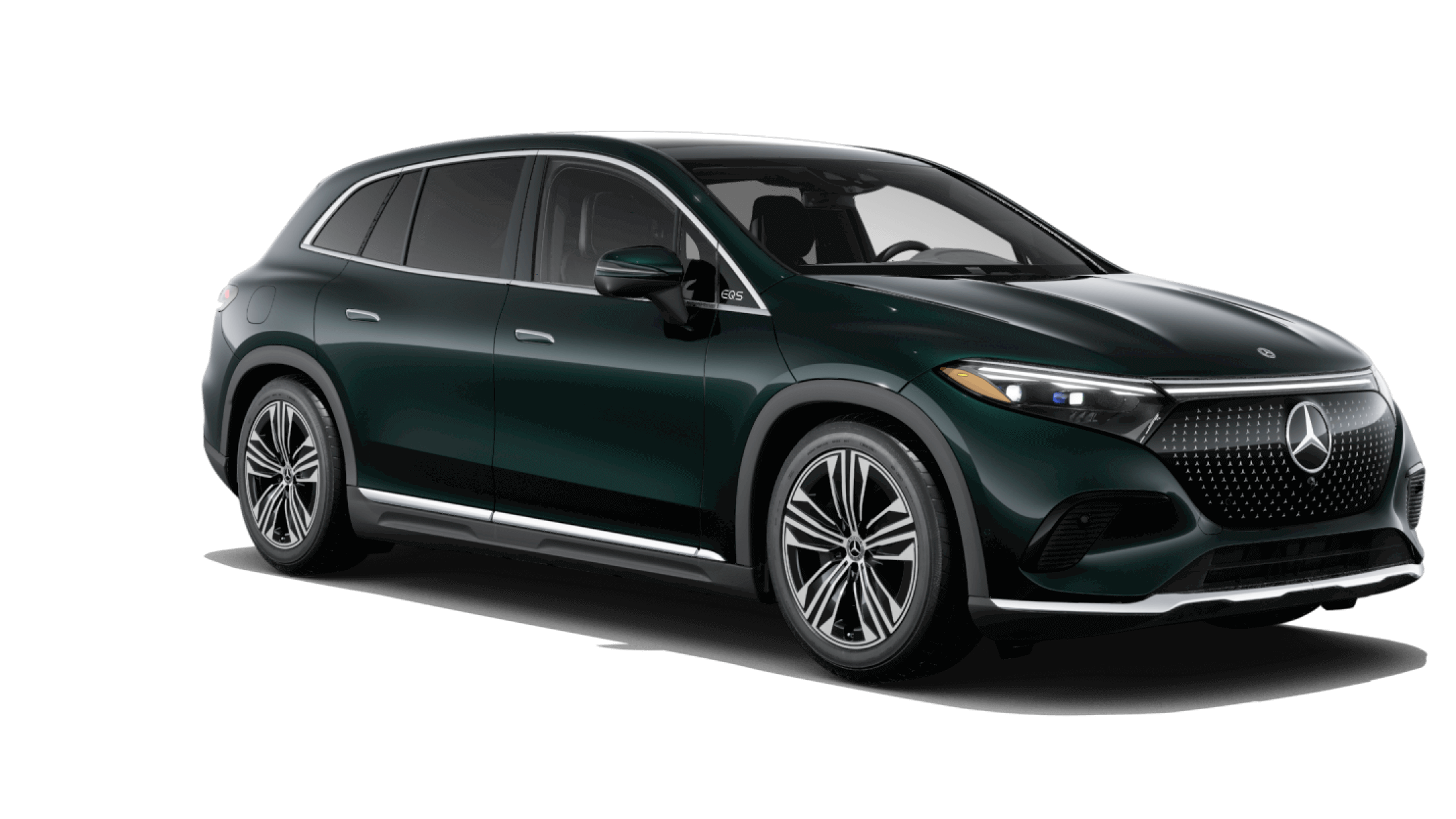 Mercedes-Benz EQS SUV in Emerald Green Metallic