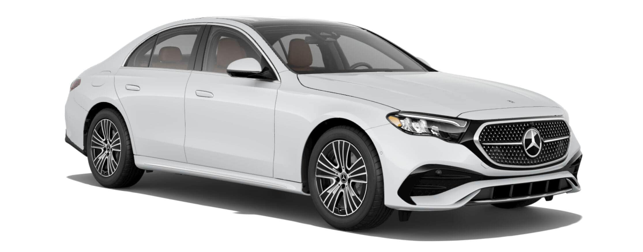 Mercedes-Benz E-Class in MANUFAKTUR Moonlight White Metallic