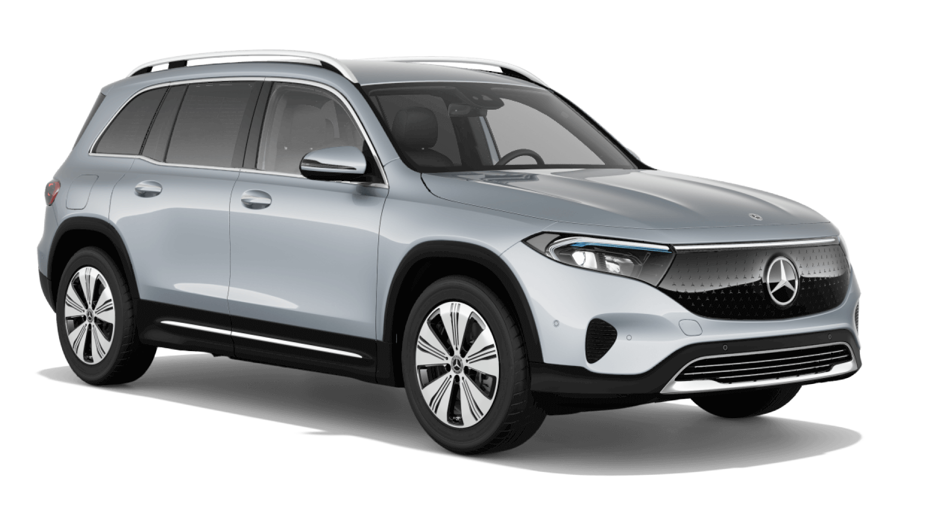 Learn about the color options of the Mercedes-Benz EQB SUV Mercedes-Benz EQB SUV in Cirrus Silver Metallic