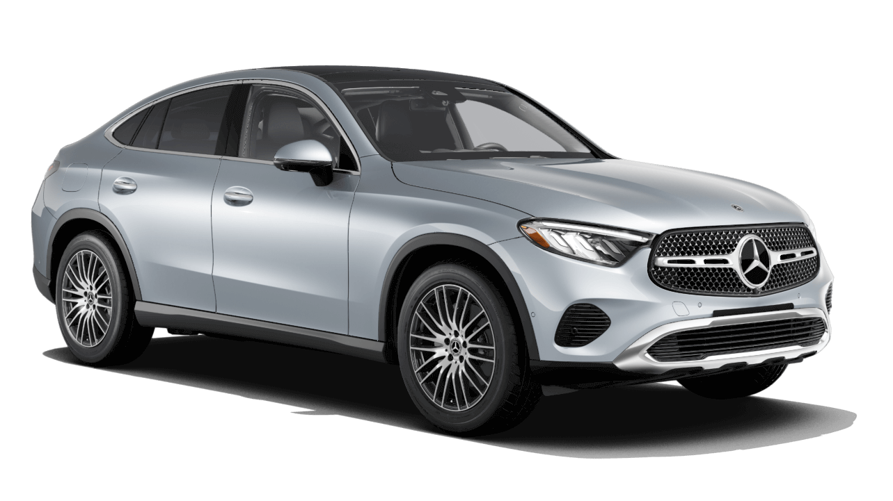 Mercedes-Benz GLC Coupe in Cirrus Silver Metallic