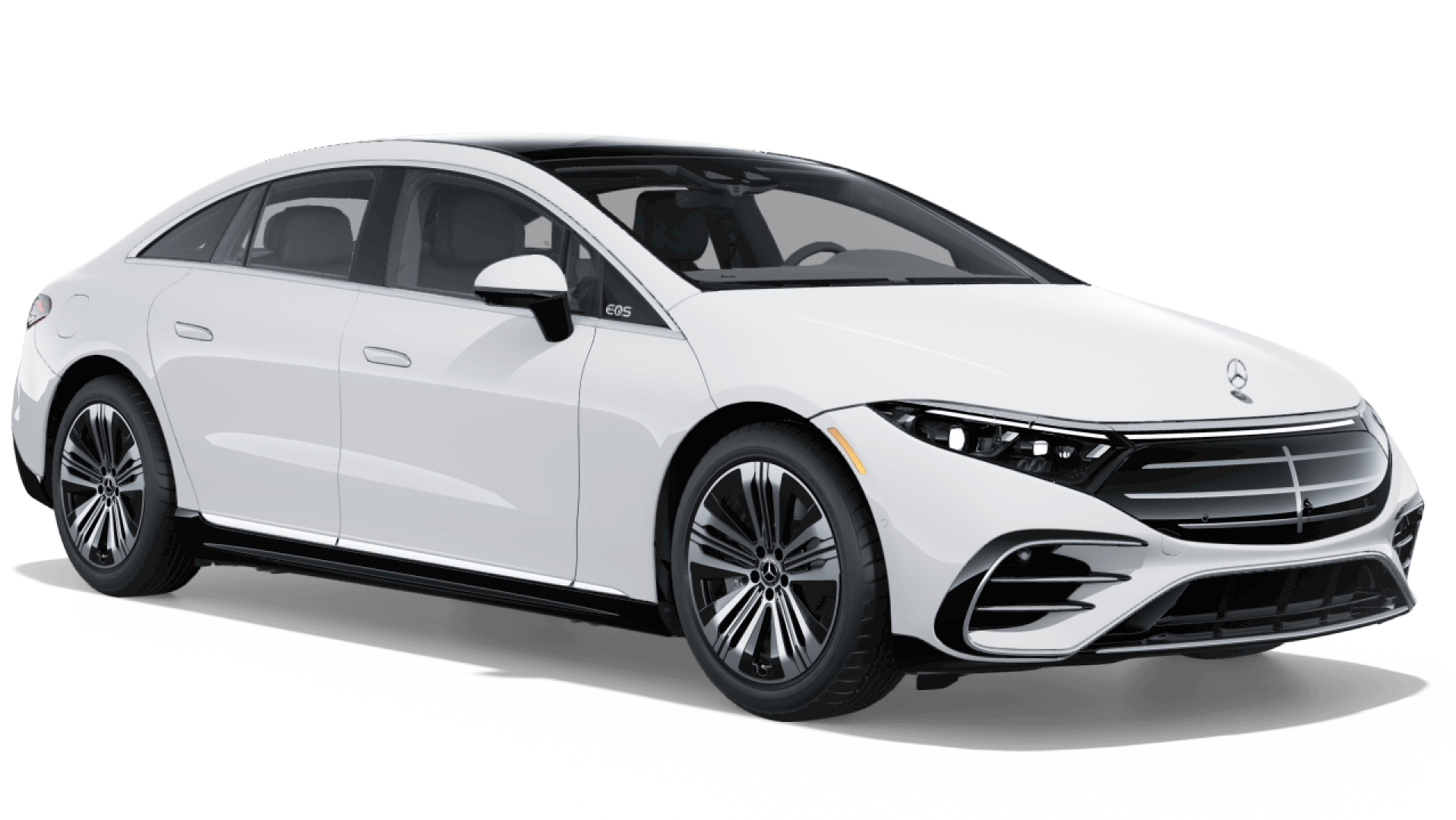 Learn about the color options of the Mercedes-Benz EQS Sedan Mercedes-Benz EQS Sedan in Polar White