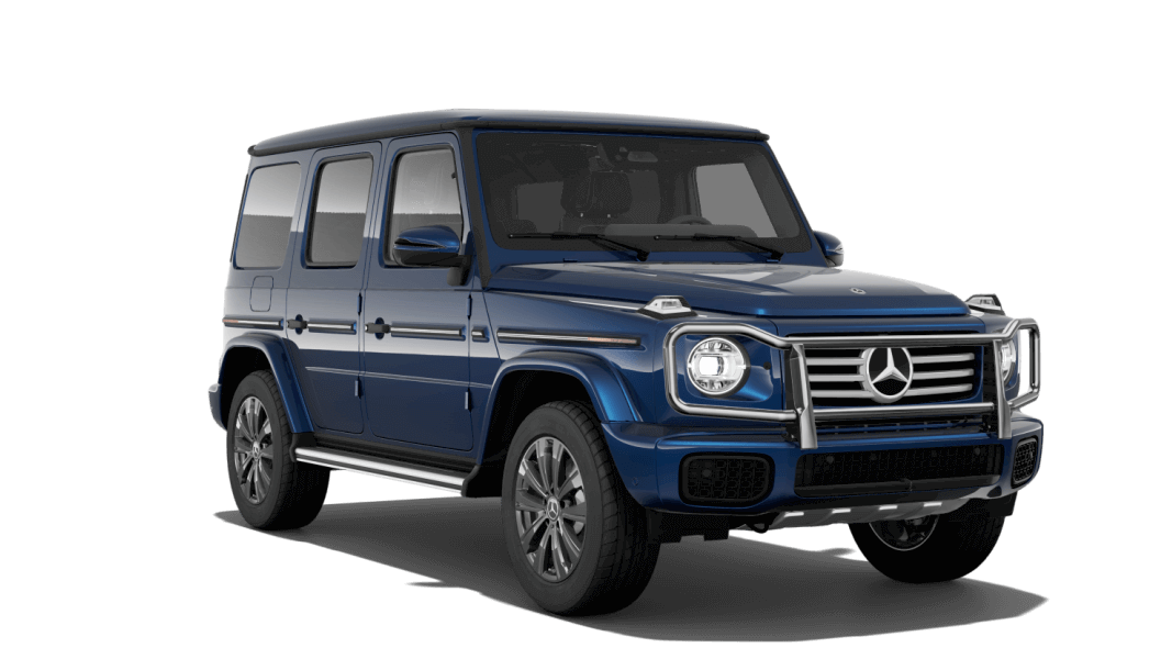 Mercedes-Benz G-Class in Brilliant Blue Metallic exterior color