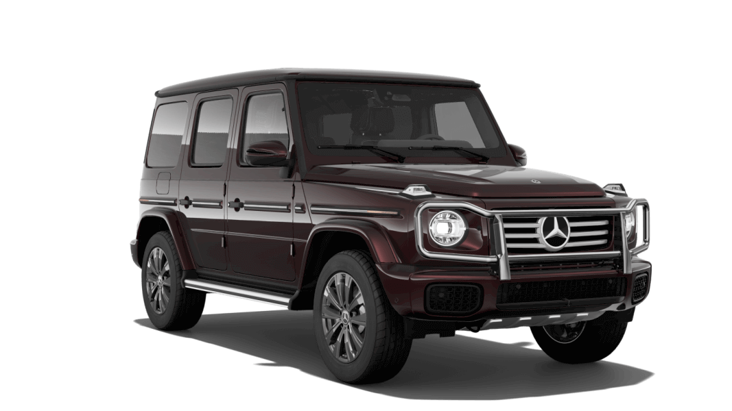 Mercedes-Benz G-Class in Rubellite Red Metallic exterior color
