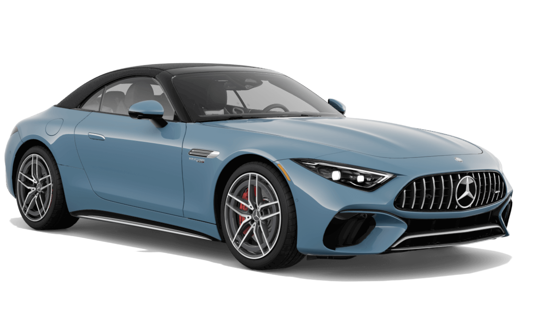 Learn about the color options of the Mercedes-AMG® SL Mercedes-AMG® SL in MANUFAKTUR Signature China Blue