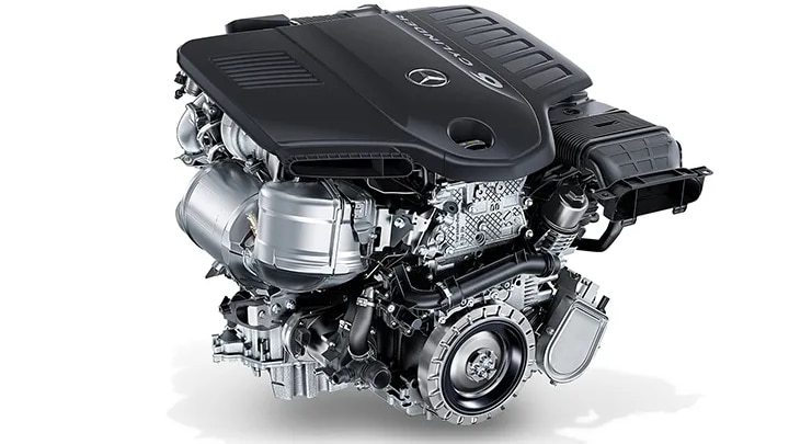 Learn about the 3.0L inline-6 turbo engine on the Merceds-Benz G 500 SUV Rendered image of the Mercedes-Benz G-Class G 500 SUV gas engine