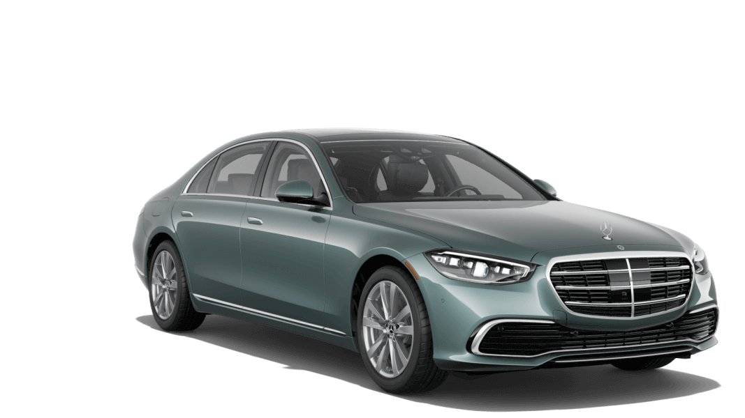 Mercedes-Benz S-Class in Verde Silver Metallic exterior color