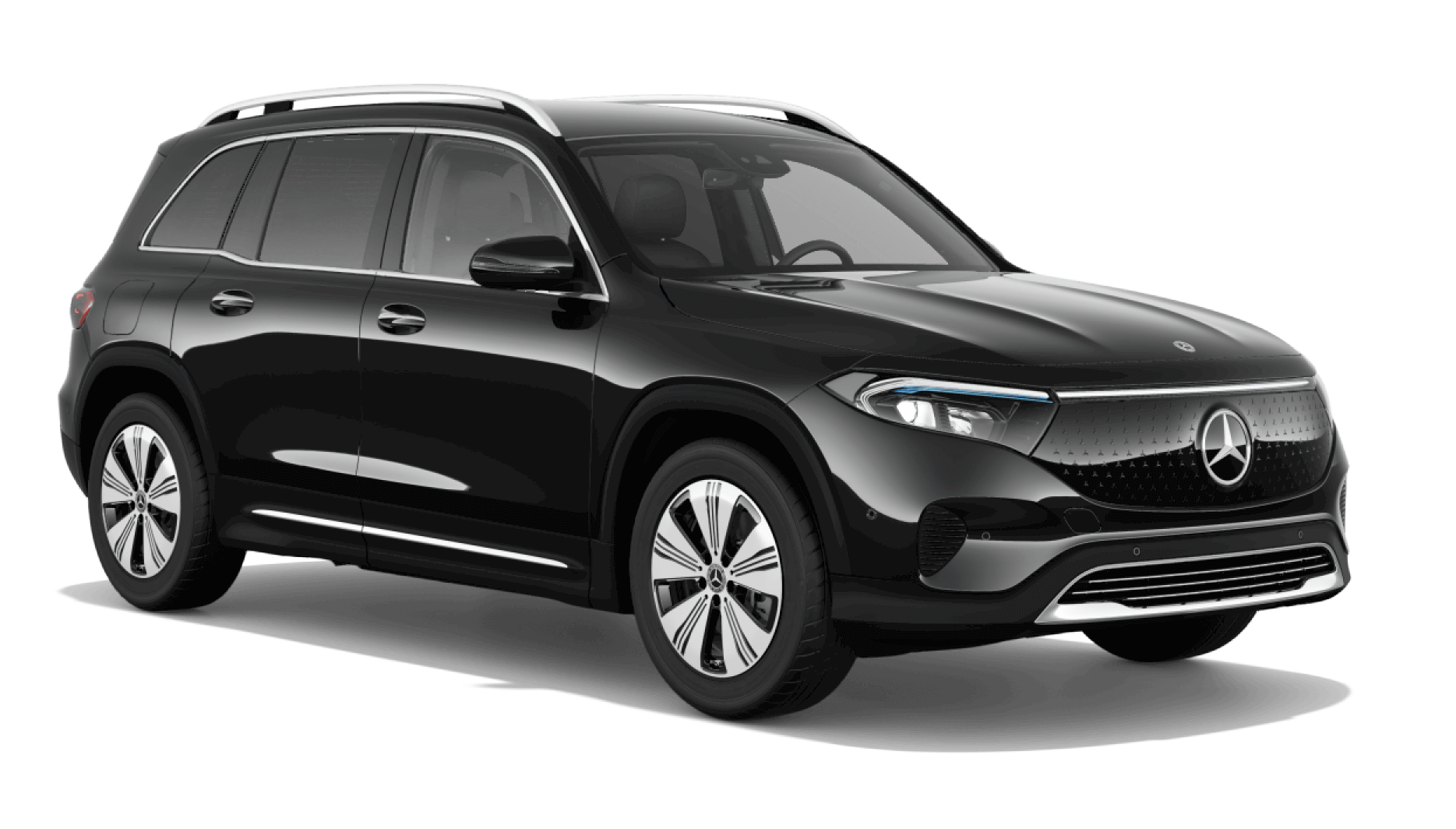 Learn about the color options of the Mercedes-Benz EQB SUV Mercedes-Benz EQB SUV in Cosmos Black Metallic