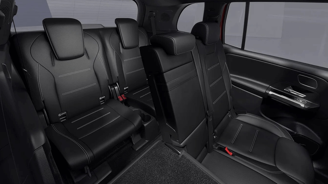Interior shot of the Mercedes-Benz GLB SUV