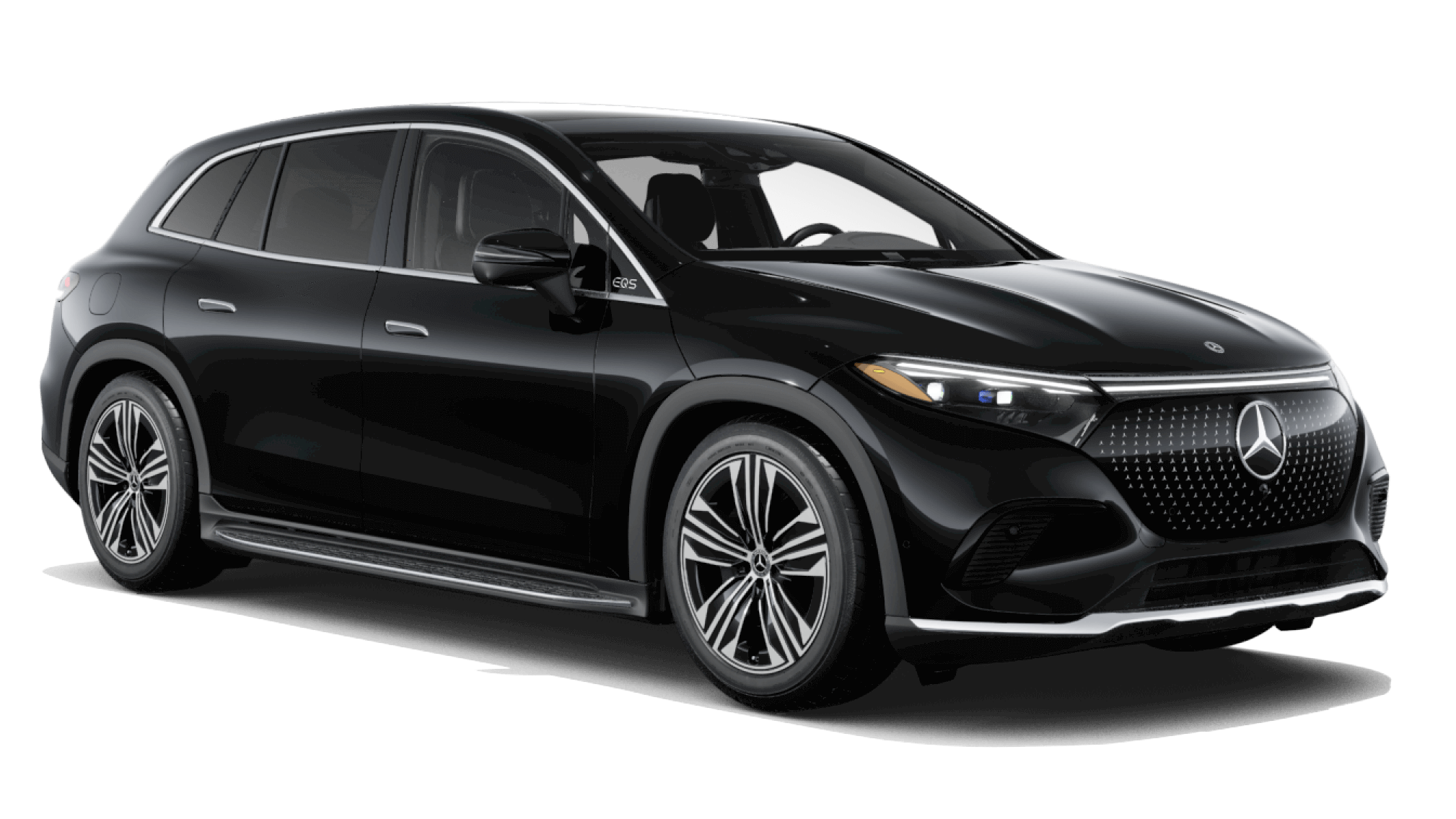 Learn about some features of the 2025 Mercedes-Benz EQS SUV EQS 450+ SUV in Black