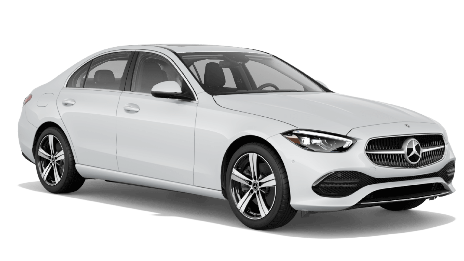 Mercedes-Benz C-Class in MANUFAKTUR Moonlight White Metallic
