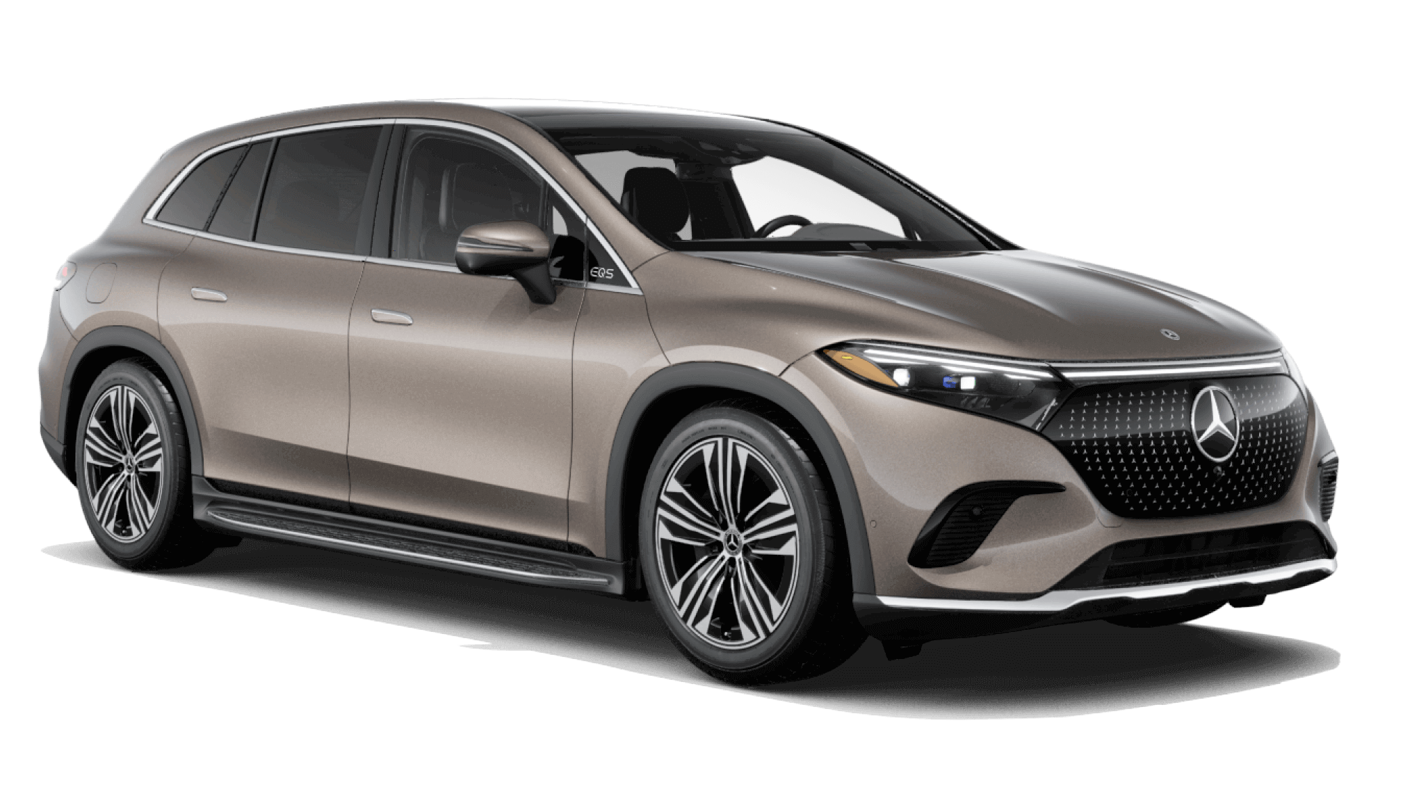 Learn about the color options of the Mercedes-Benz EQS SUV Mercedes-Benz EQS SUV in Sonoran Brown Metallic
