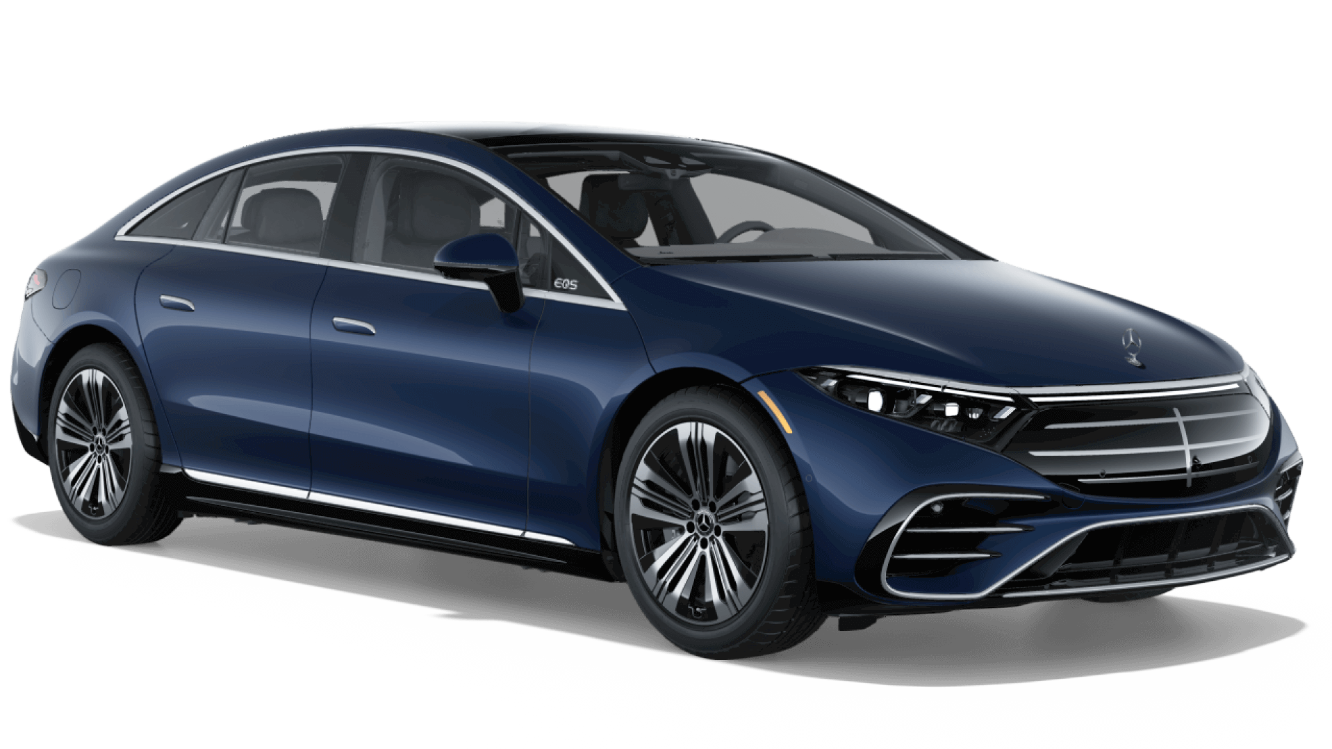 Learn about the color options of the Mercedes-Benz EQS Sedan Mercedes-Benz EQS Sedan in Nautical Blue