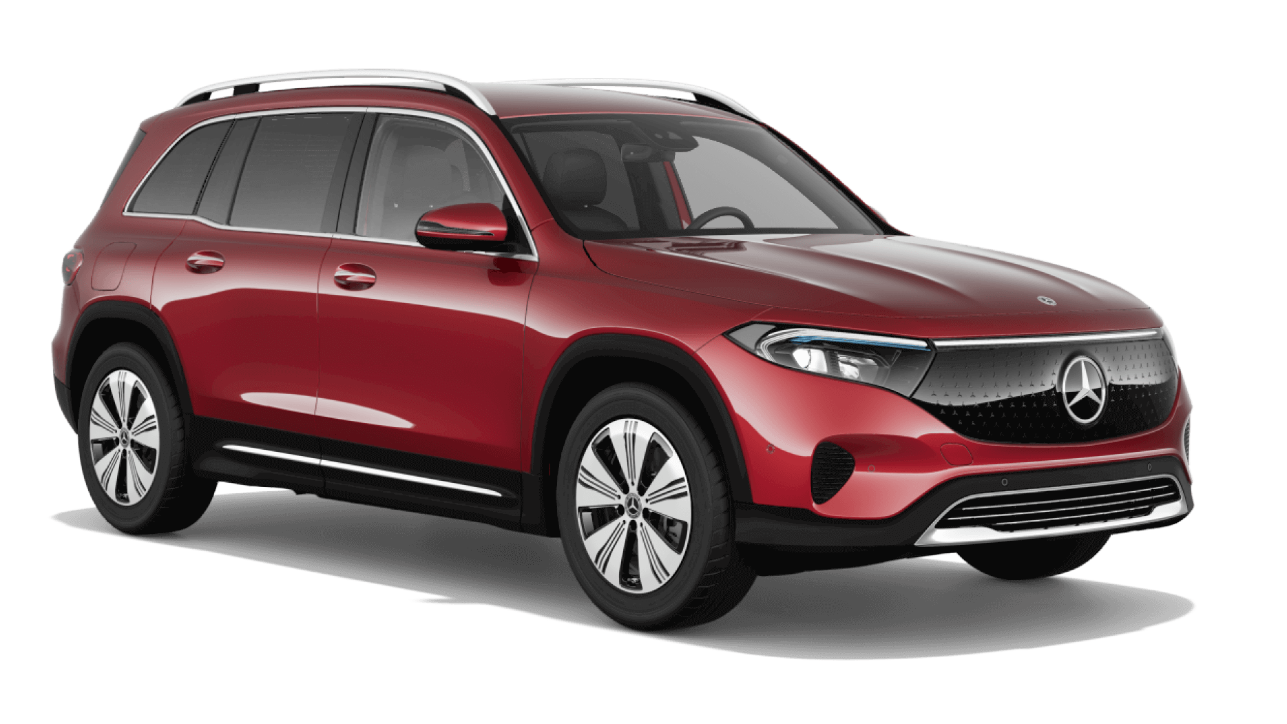 Learn about the color options of the Mercedes-Benz EQB SUV Mercedes-Benz EQB SUV in MANUFAKTUR Patagonia Red Metallic