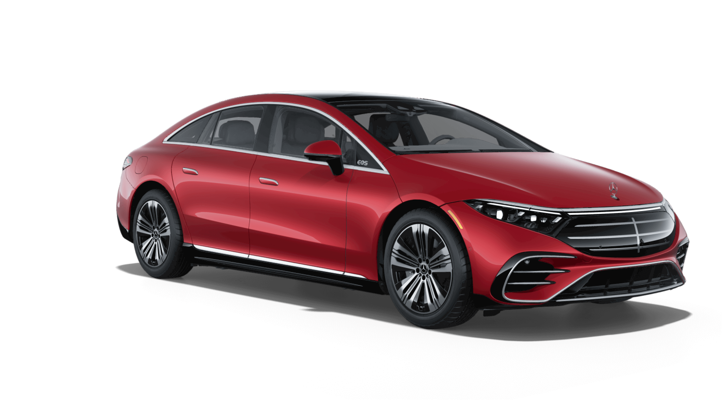 Mercedes-Benz EQS Sedan in MANUFAKTUR Patagonia Red Metallic