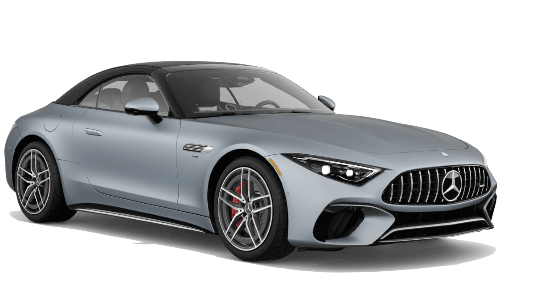 Learn about the color options of the Mercedes-AMG® SL Mercedes-AMG® SL in MANUFAKTUR Signature Cirrus Silver Magno