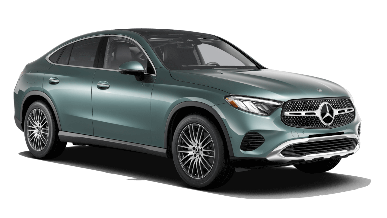 Mercedes-Benz GLC Coupe in Verde Silver Metallic