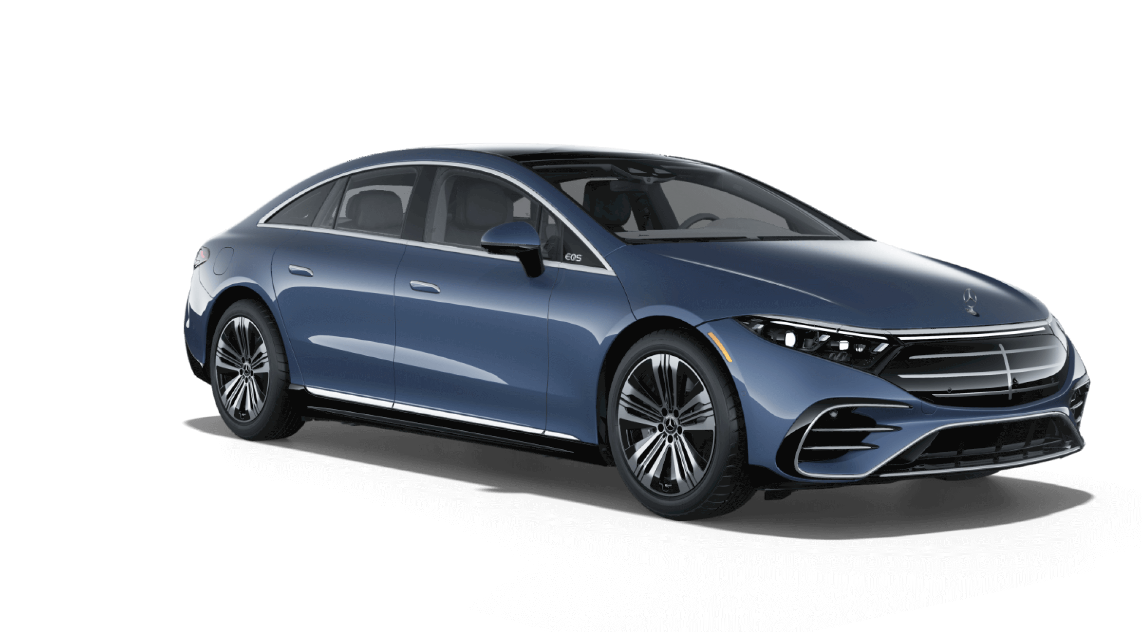 Mercedes-Benz EQS Sedan in Twilight Blue Metallic