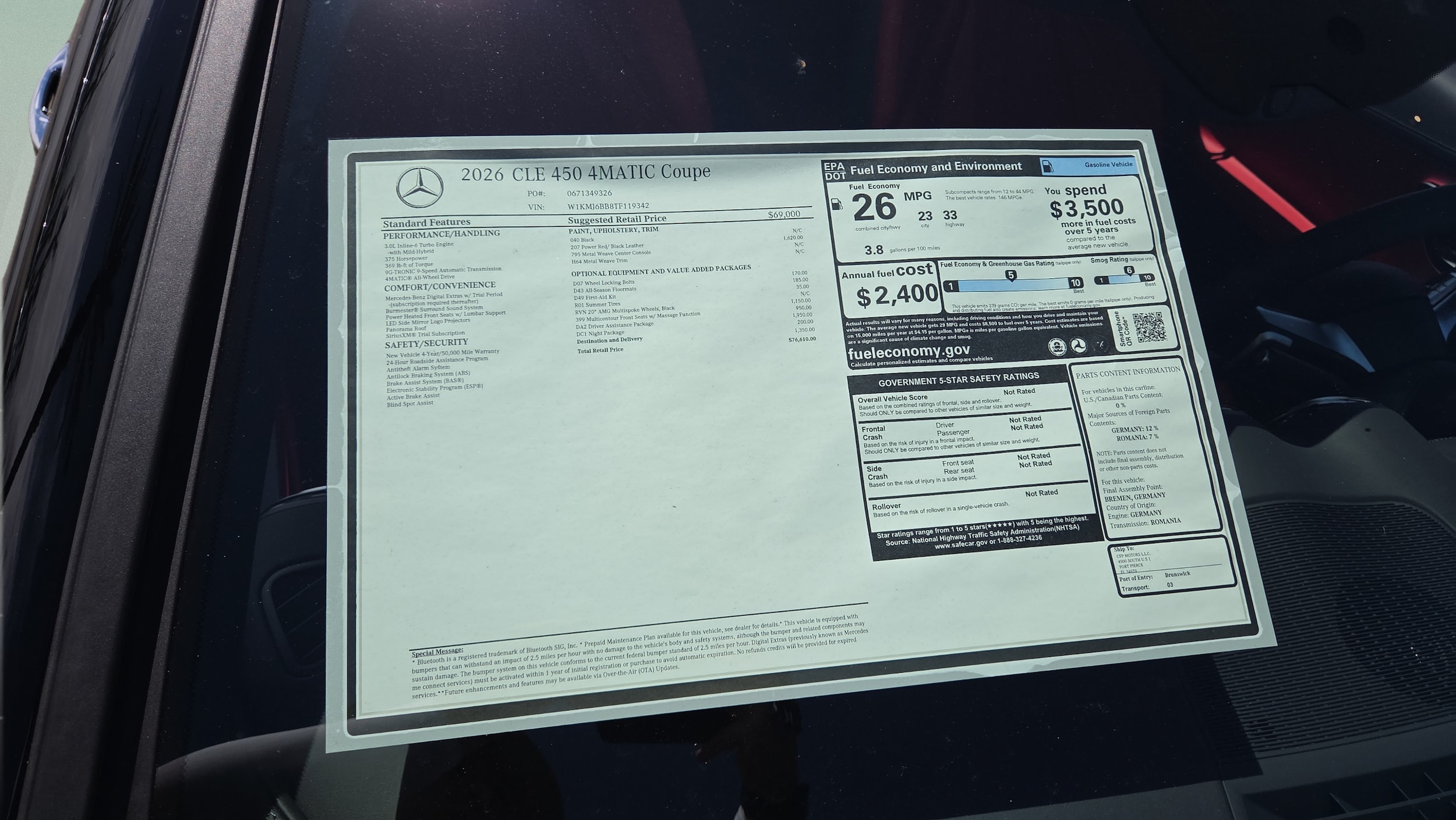 2026 Mercedes-Benz CLE CLE 450 - Photo 17