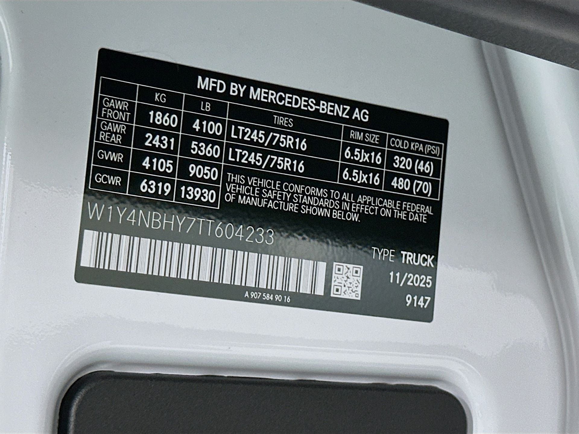 2026 Mercedes-Benz Sprinter Cargo Van 30