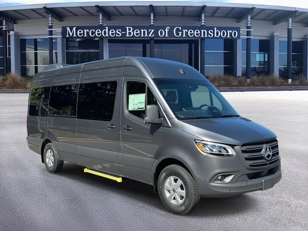 New 2025 Mercedes-Benz Sprinter 2500 High Roof 4-Cyl Diesel Van Passenger Van