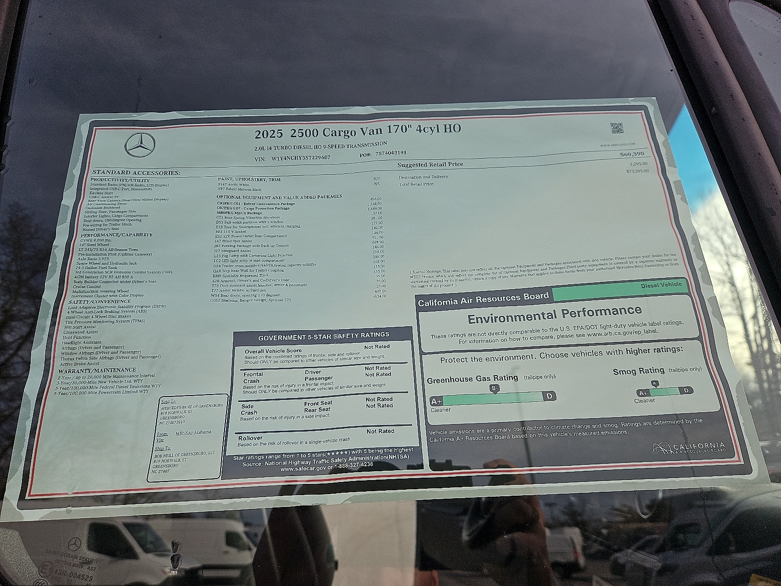 2025 Mercedes-Benz Sprinter Cargo Van Base - Photo 12
