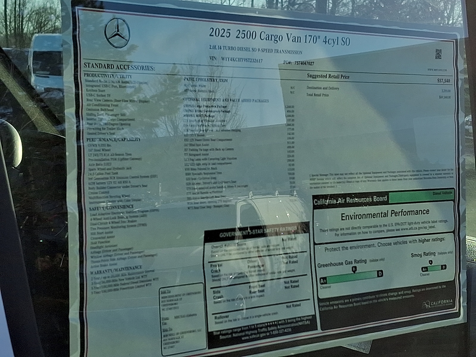 2025 Mercedes-Benz Sprinter Cargo Van Base - Photo 18
