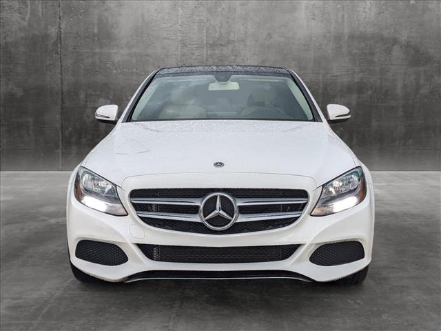 Used 2018 Mercedes-Benz C-Class Sedan C300 with VIN WDDWF4KB1JR339786 for sale in Houston, TX