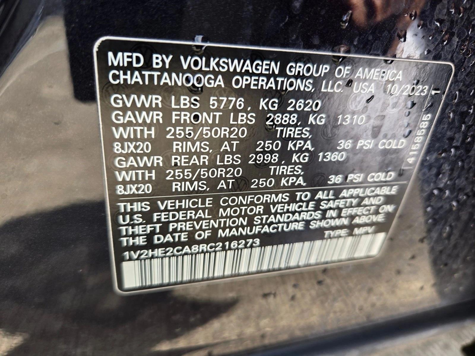 2024 Volkswagen Atlas Cross Sport 20