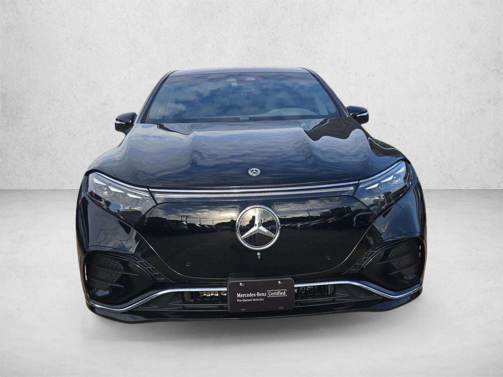 Certified 2023 Mercedes-Benz EQS SUV Base with VIN 4JGDM4EB8PA012050 for sale in Houston, TX