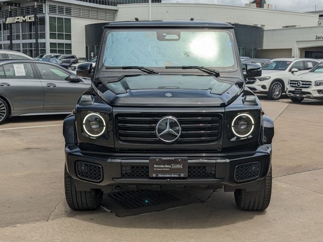 Certified 2025 Mercedes-Benz G-Class G580 with VIN W1NWM0AB4SX033066 for sale in Houston, TX